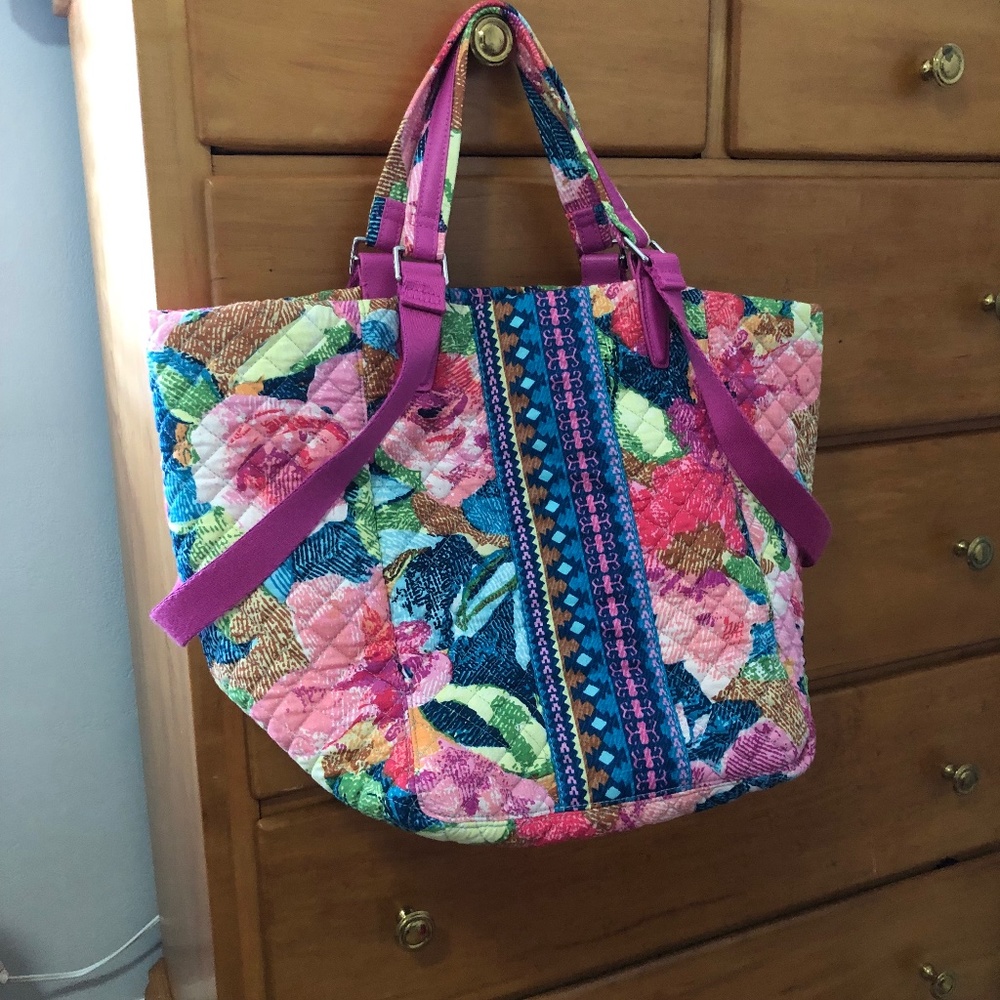 Vera Bradley bag in lovely rose tapestry print